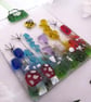 Fused Glass Suncatcher (Toadstool Meadow) - Image 4