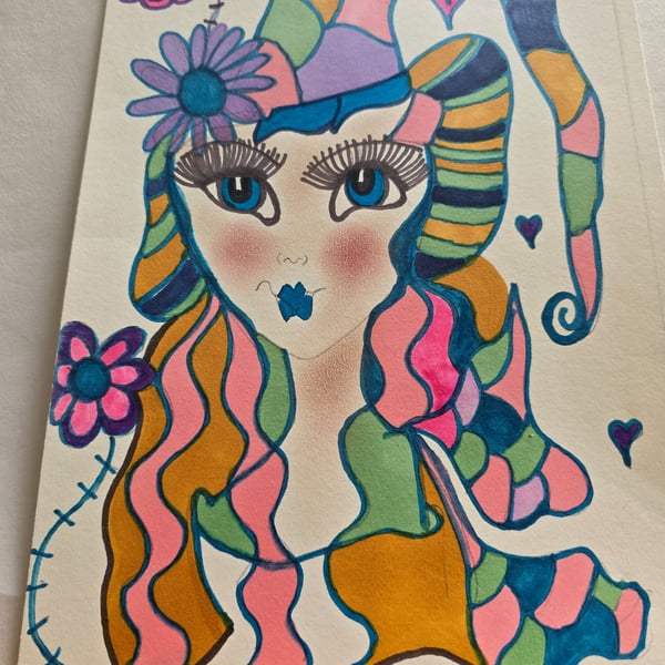Fairy Witch Drawing 