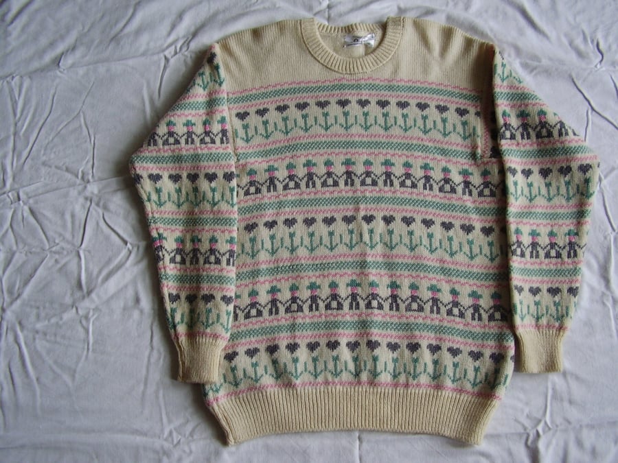 Cream Dutch Doll Fairisle Jumper