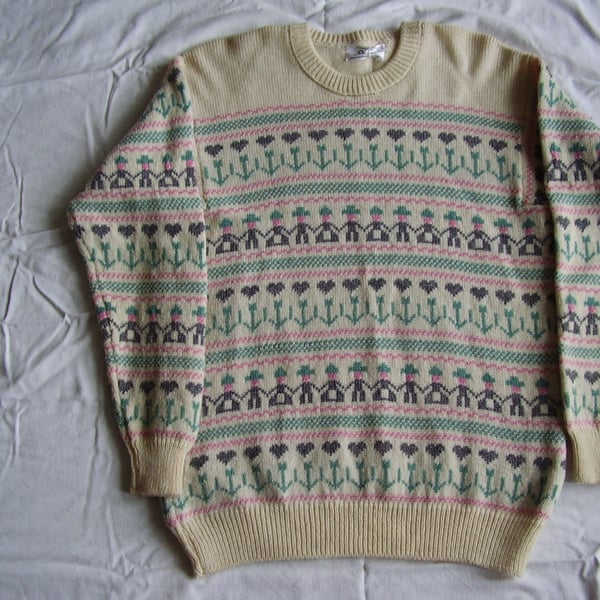 Cream Dutch Doll Fairisle Jumper