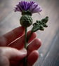 Thistle Flower Crochet Bookmark (frost colour palette) - Image 7