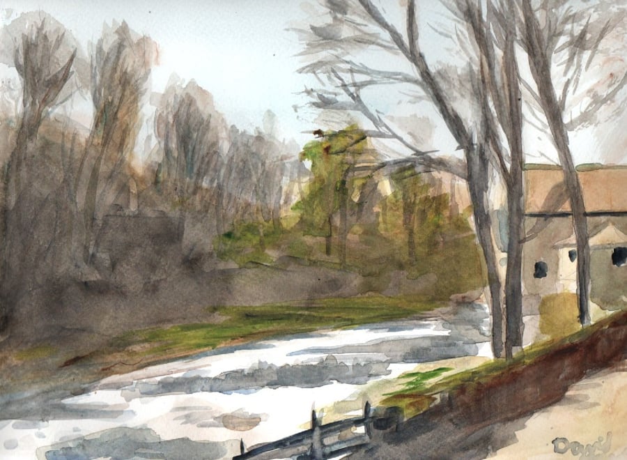 Thrum Mill Birthday card