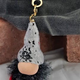 Lavender Scented Gnome Keyring - Grey Beard