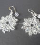 Snowflake Crystal Earrings
