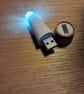 Hand Painted and Decoupaged Light up Gonk Bottle With USB Rechargeable Cork Ligh - Image 3