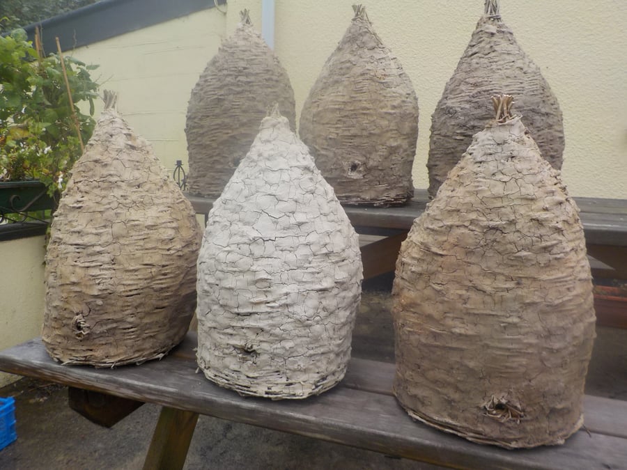  Traditional Anglo Saxon Style dube and  wicker hive Alveary  Made to Order, 