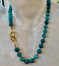 Aquamarine hand knotted necklace  - Image 4