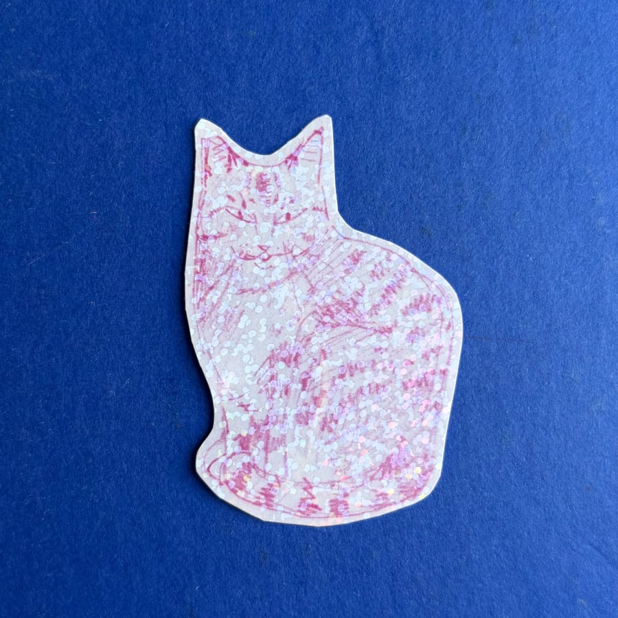 "Stinkey Face" Sticker - Moments with some Cats in Brighton