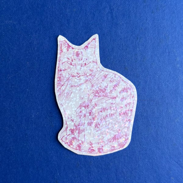 "Stinkey Face" Sticker - Moments with some Cats in Brighton