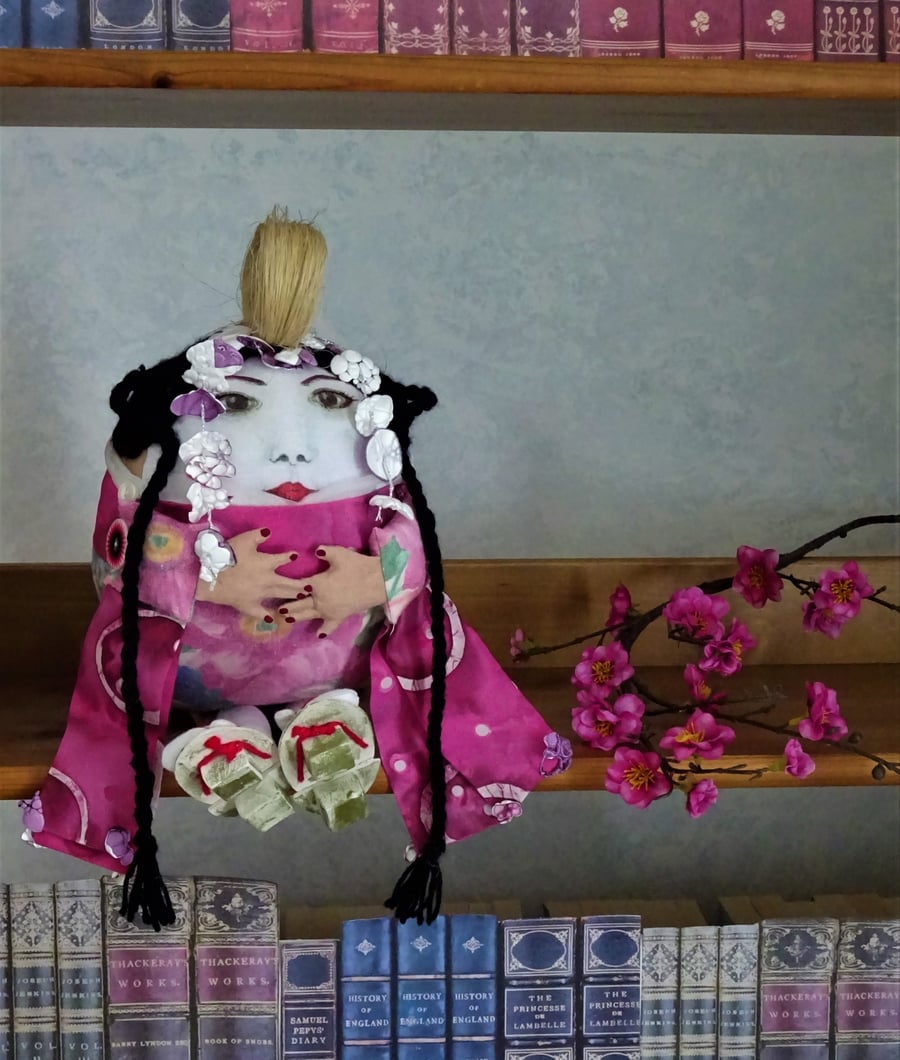 Japanese Doll - a unique gift for world travellers, collectable - KoKo Kimono