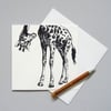 Giraffe Card - Personalised Card Custom Card