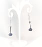 Labradorite sterling silver drop earrings - Image 2