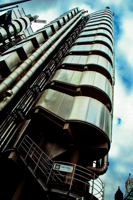Lloyds of London building England UK 12"x18" Print