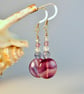 Fluorite Earrings With Gold Vermeil Wires - Handmade In Devon - Image 1