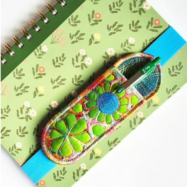 Elasticated Page Holder Bookmark with Pen 