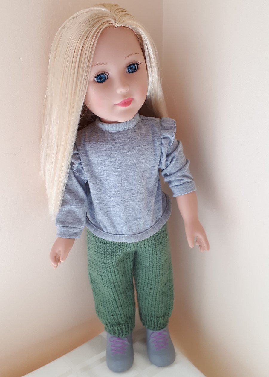 KNITTING PATTERN PDF Cypress Joggers for Doll