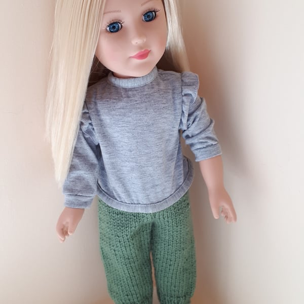 KNITTING PATTERN PDF Cypress Joggers for Doll