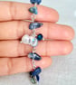 Gemstone Bracelet, Sterling Silver Jewellery, Blue Sodalite Bracelet - Image 1