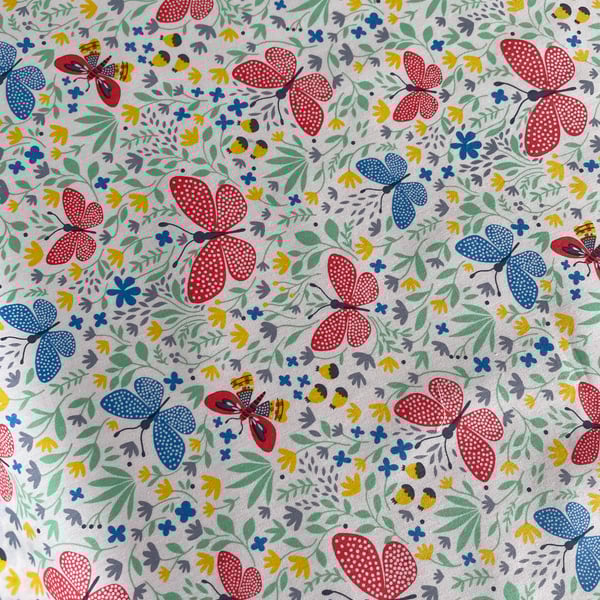 Butterfly 100% Cotton Poplin Print