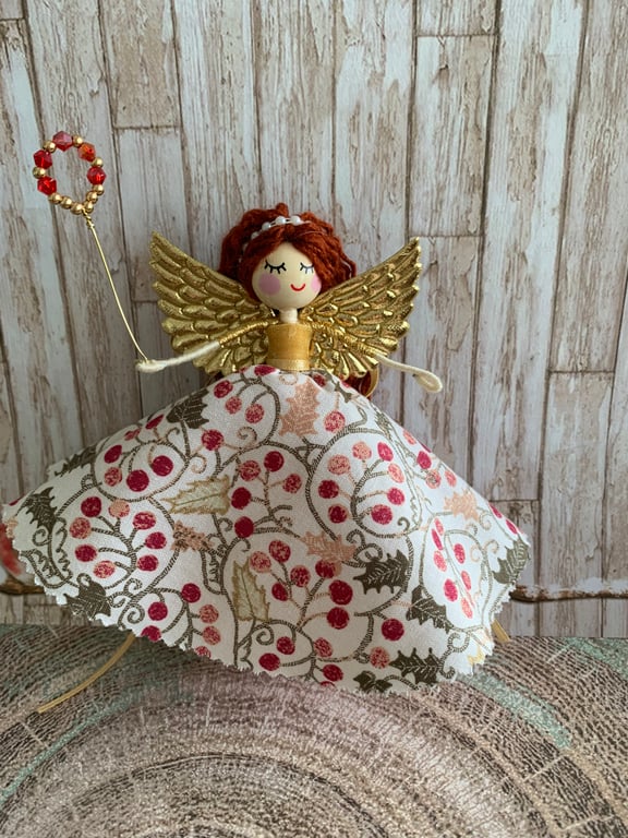 Handcrafted Christmas Fairy Ornament