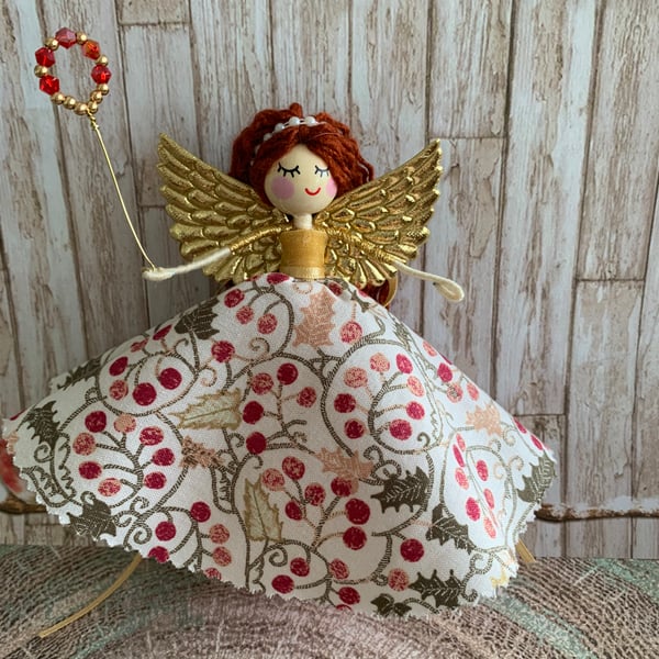 Handcrafted Christmas Fairy Ornament