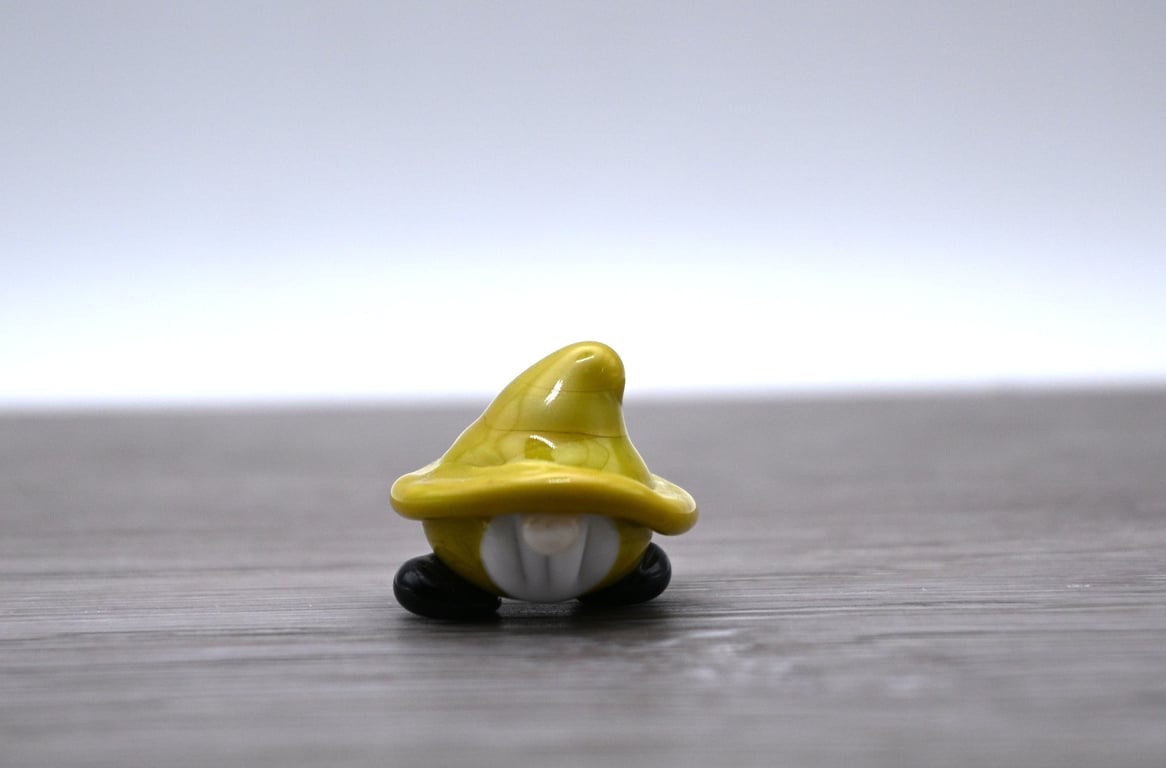 small glass gnome gift