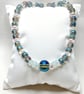 Iridescent Glass Bracelet