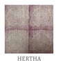Hand Printed Linen Lampshade in Raspberry Pink - Image 4