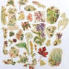 Paper Ephemera Pack - Flowers - Craft Supplies