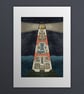 Haunted lighthouse, Ghosts of Summer, 90s nostalgia, A4 art print - Image 1