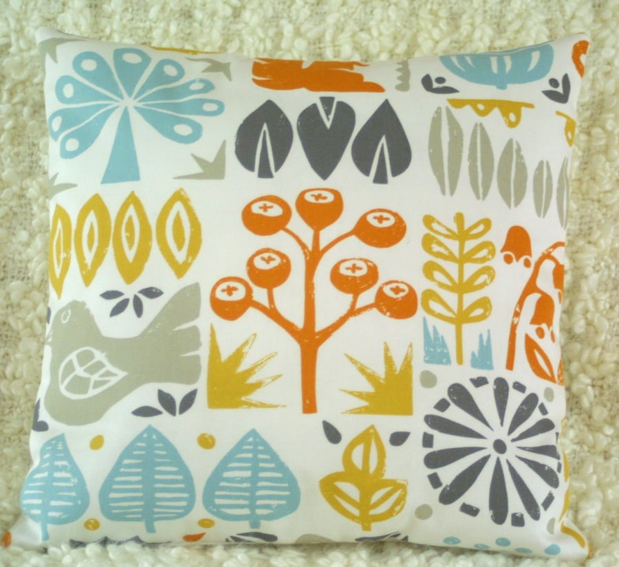 Woodland cushion cover