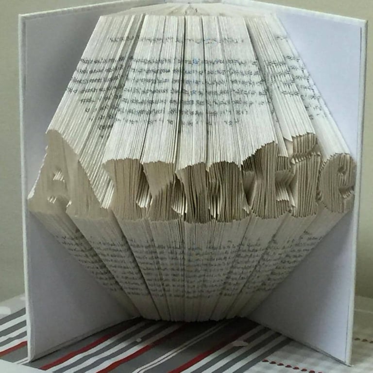 Auntie MMF Book Folding Pattern - EMAILED PDF PATTERN