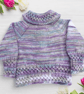 Hand knitted baby smocked cardigan and hat 0 - 6 months   - Image 6
