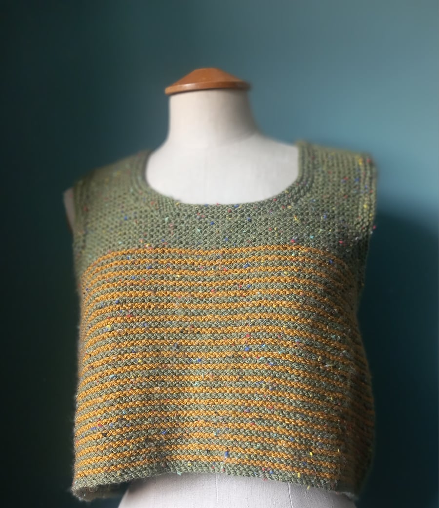 Hand knitted tank top 12