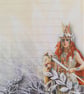 Letter Writing Paper Brunnhild by Gaston Bussiere, famous art stationery - Image 3