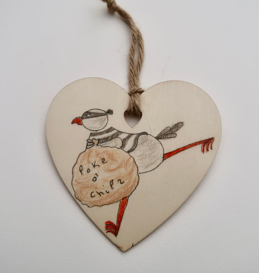 The Chip Thief and His Poke o’ Chips, Hanging Decoration 