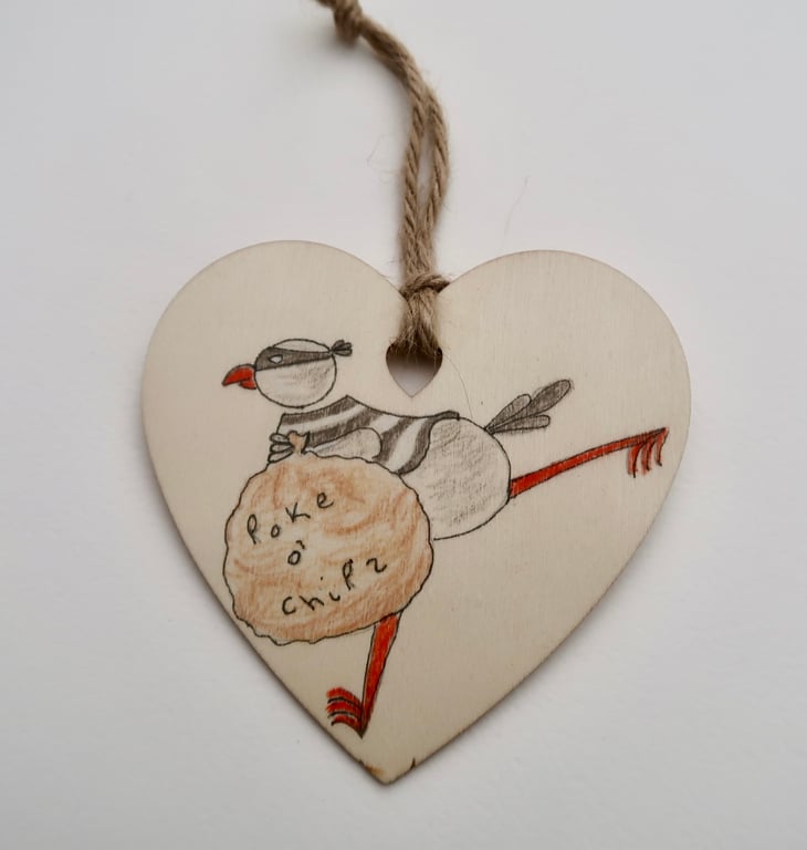 The Chip Thief and His Poke o’ Chips, Hanging Decoration 