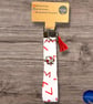 Cow Design Wristlet Keyring Material Fob Style, Mum and Daughter Collaboration - Image 2
