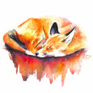 A4 Autumnal Fox