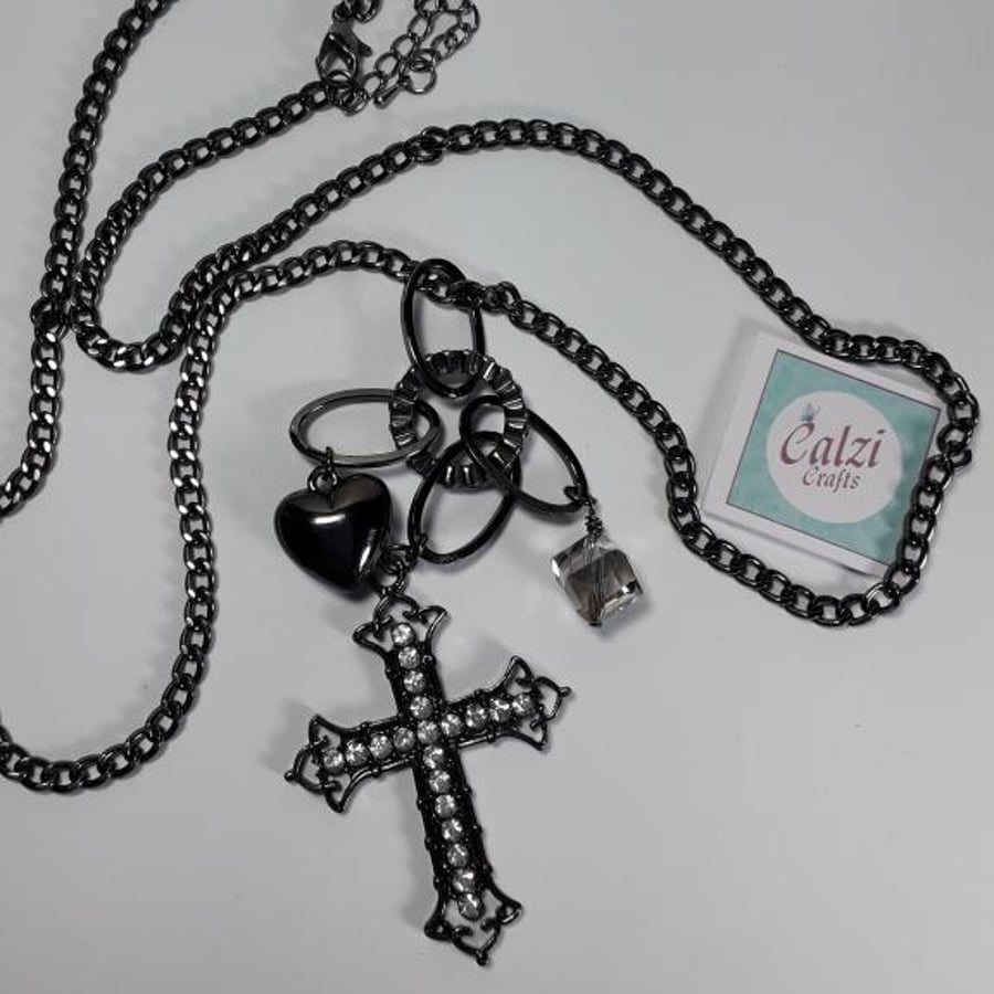 Metal cheap cross chain
