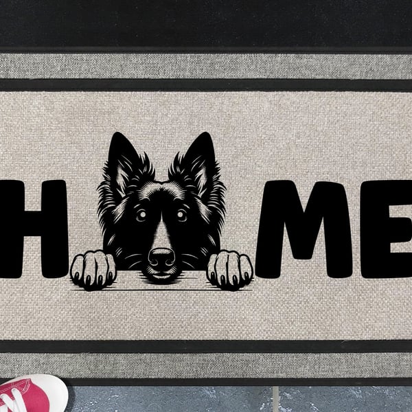 Belgian Tervuren Home Door Mat No.1 - All Weather Welcome Mat - 45x70cm 