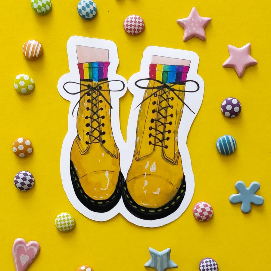 Doc Martens Vinyl Die Cut Sticker