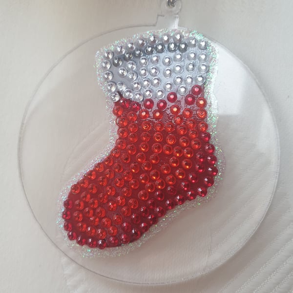 Christmas hanging tree decoration- stocking