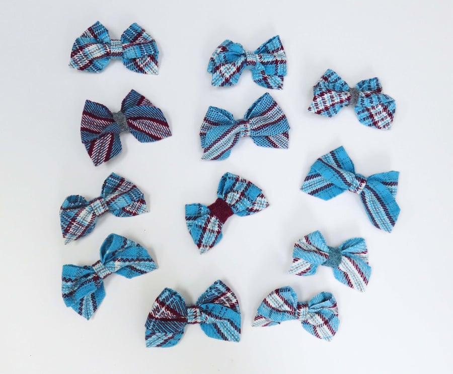 Handmade Hair Bows on Clips 
