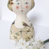 Figurative ceramic vase 