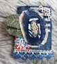 The blue flower scrappy brooch - Image 1