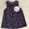 Age 3 month reversible pinafore dress- floral