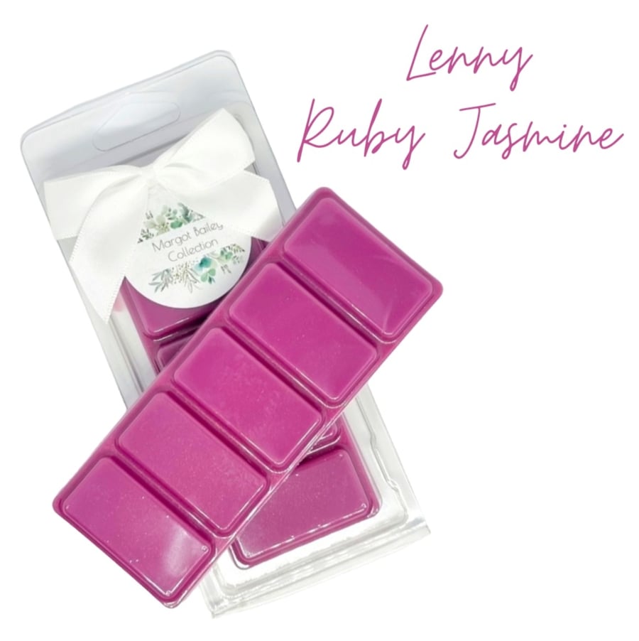 Lenny Ruby Jasmine  Wax Melts  UK  50G  Luxury  Natural  Highly Scented