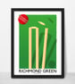 RICHMOND GREEN CRICKET A3 Print - Image 3
