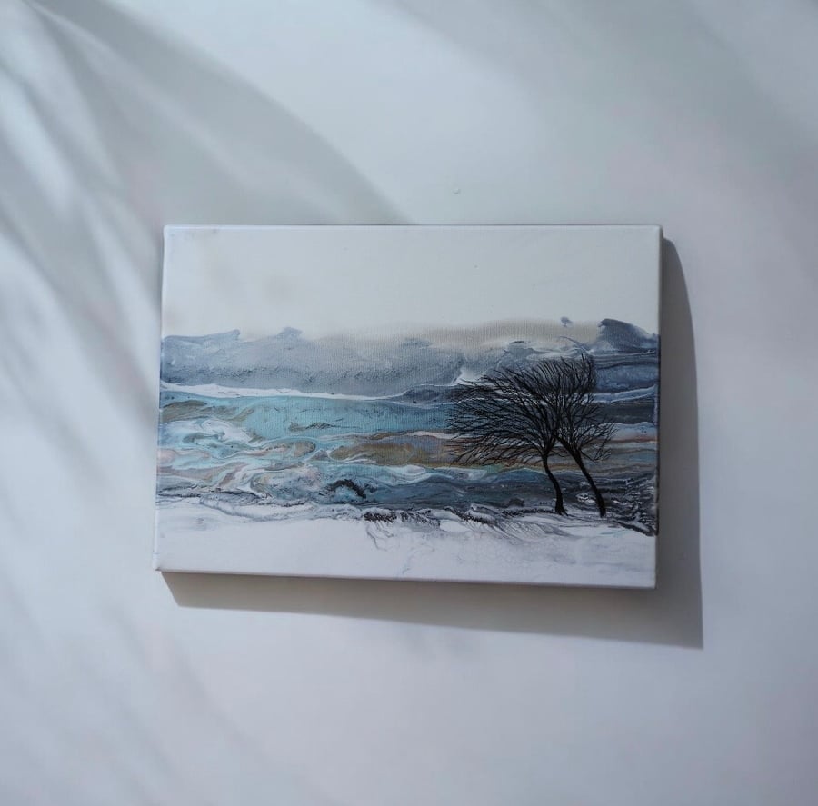 Winter blue days - stormy days 